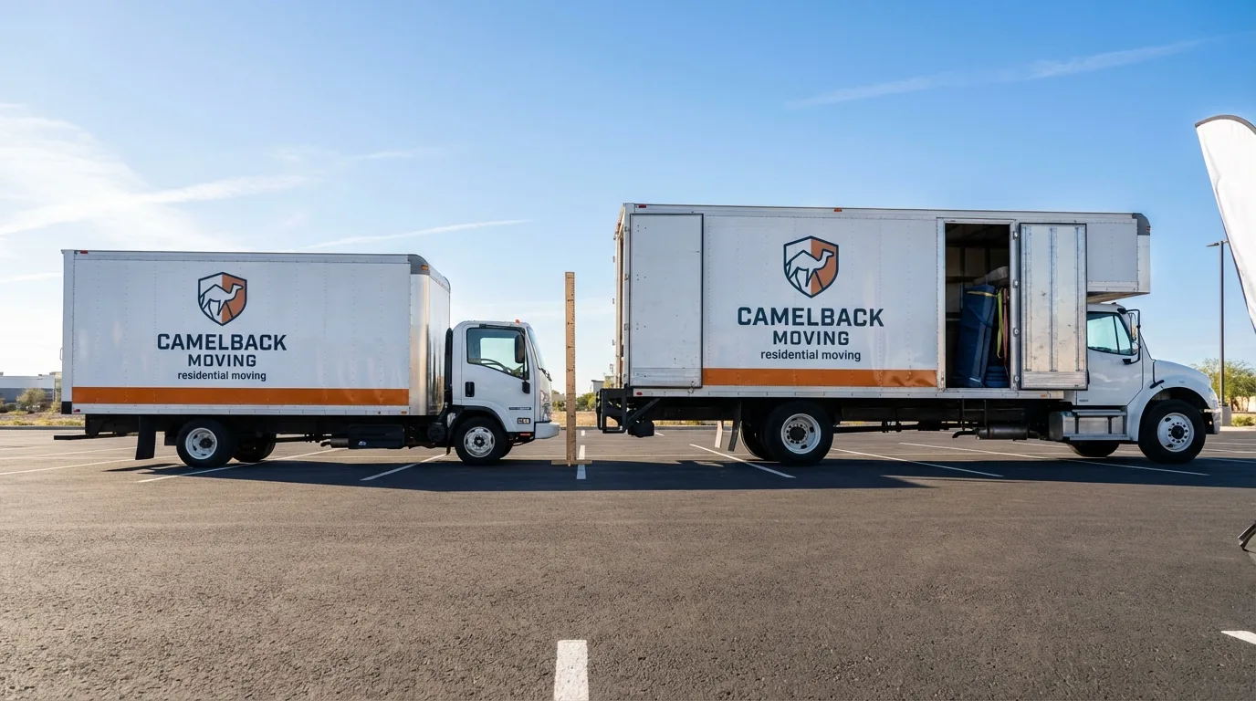 Moving truck size capacity guide in South Sioux City